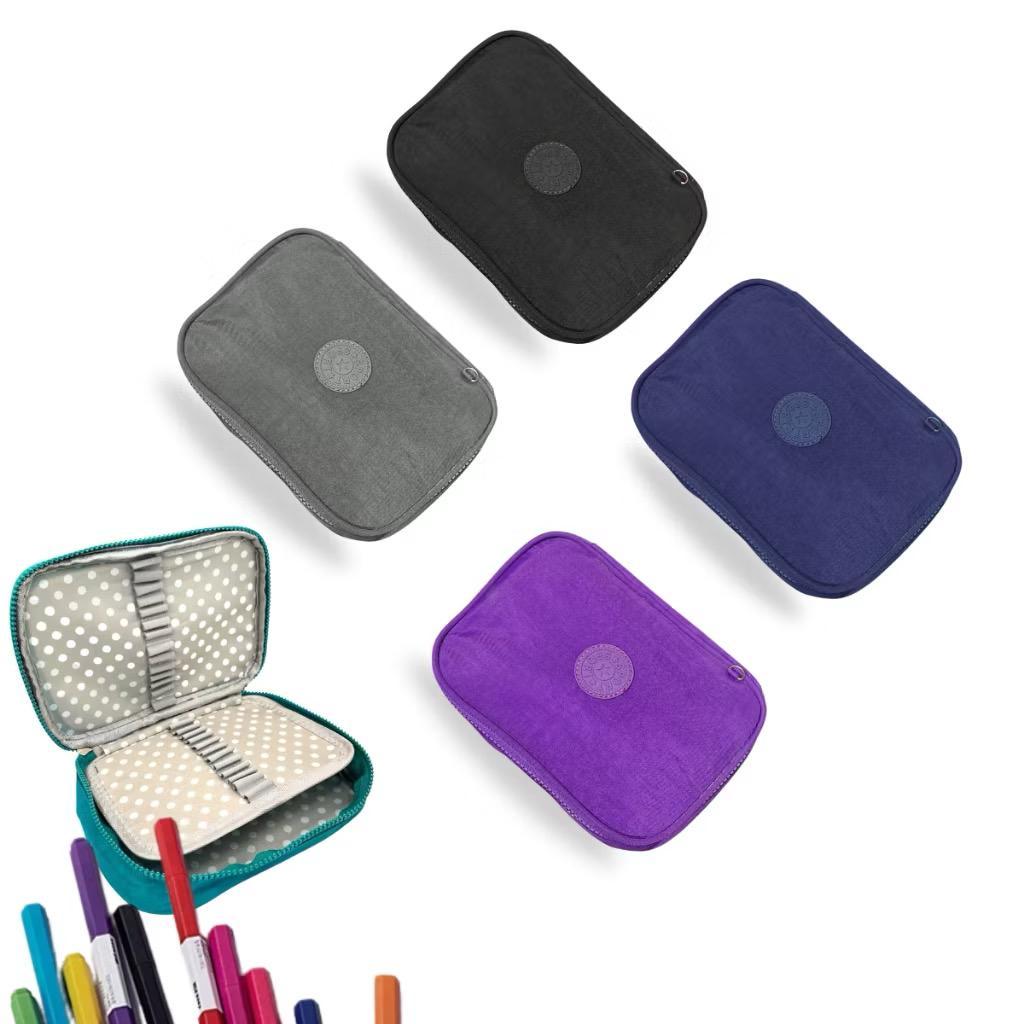 Estojo Escolar Box Organizador para Material Escolar Unissex Multiuso Grande e Resistente