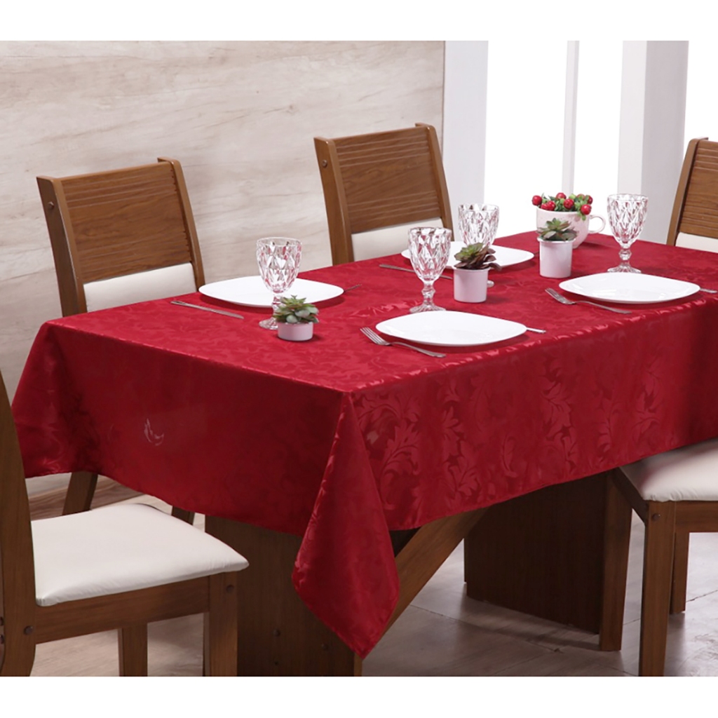 Toalha de Mesa Jacquard Grande 3,50m x 2,50m várias cores