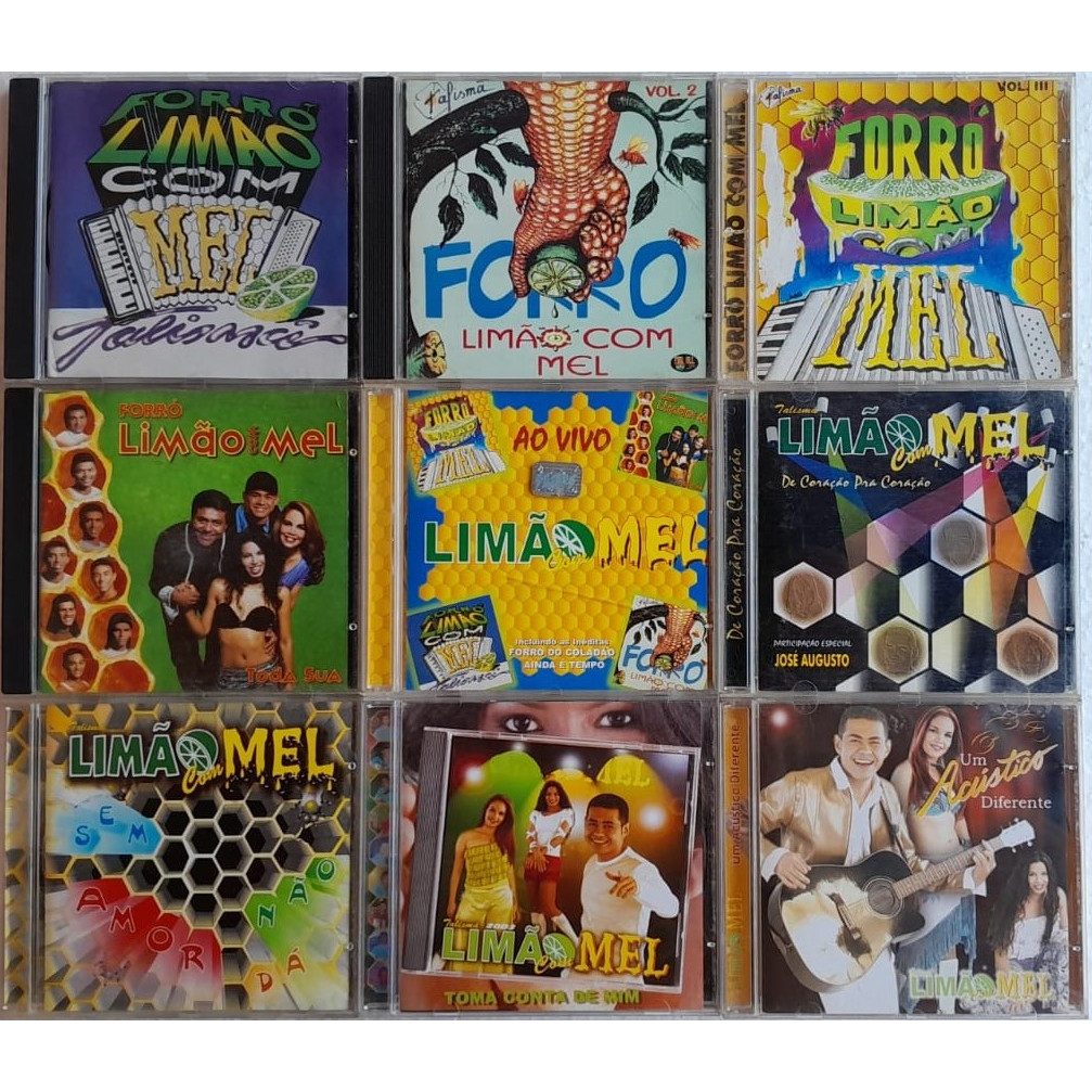 Cds Forró Limão Com Mel ''O Melhor Forró Romântico Das Antigas