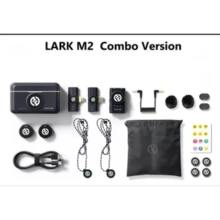 Microfone Hollyland Lark M2 Combo Professional Lapela Wireless