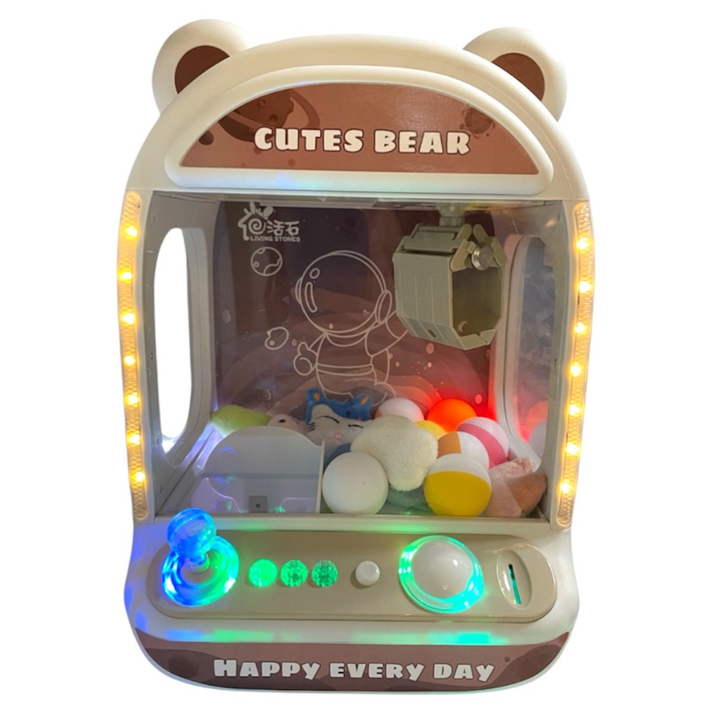Mini Maquina de Pegar Bichinhos Ursinho Pelucia Infantil com garra ...