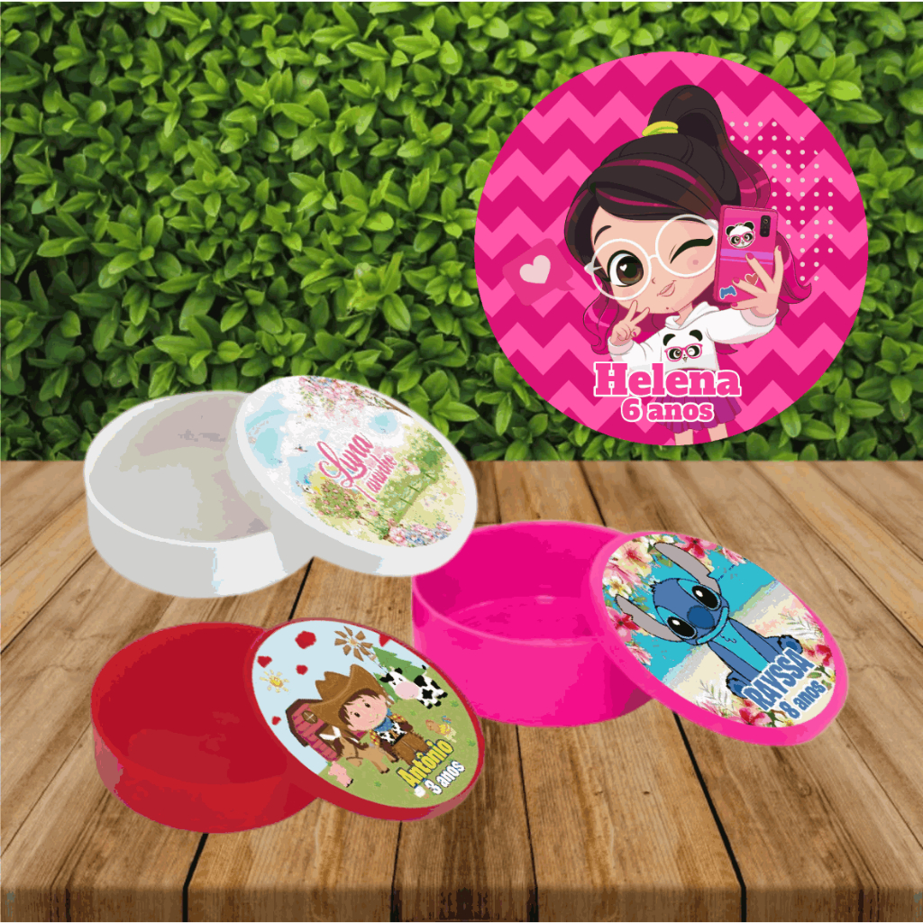 Adesivos para Latinha Redonda Personalizado | Shopee Brasil