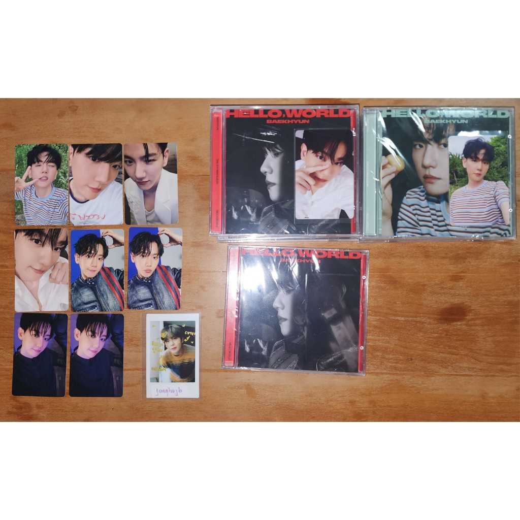 EXO ベッキョン トレカ Hello, World アメリカ 特典 EXO photocard Baekhyun Hello World Jewel US | Shopee Brasil