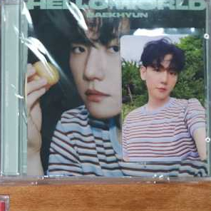 EXO photocard Baekhyun Hello World Jewel US | Shopee Brasil