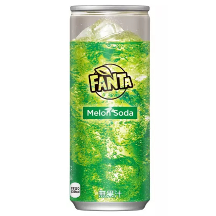REFRIGERANTE FANTA MELON SODA 250ML IMPORTADA JAPÃO