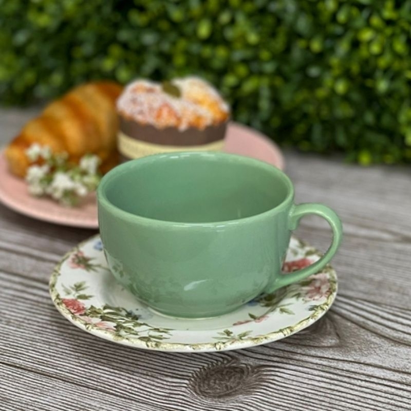 Xícara Para Chá Café Cerâmica Personalizada Coffe Kit Para Café Casamento