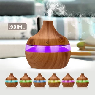 300ML Umidificador Difusor Aromatizador De Aromas E Aromatizador Portátil USB Luz LED De 7 Cores
