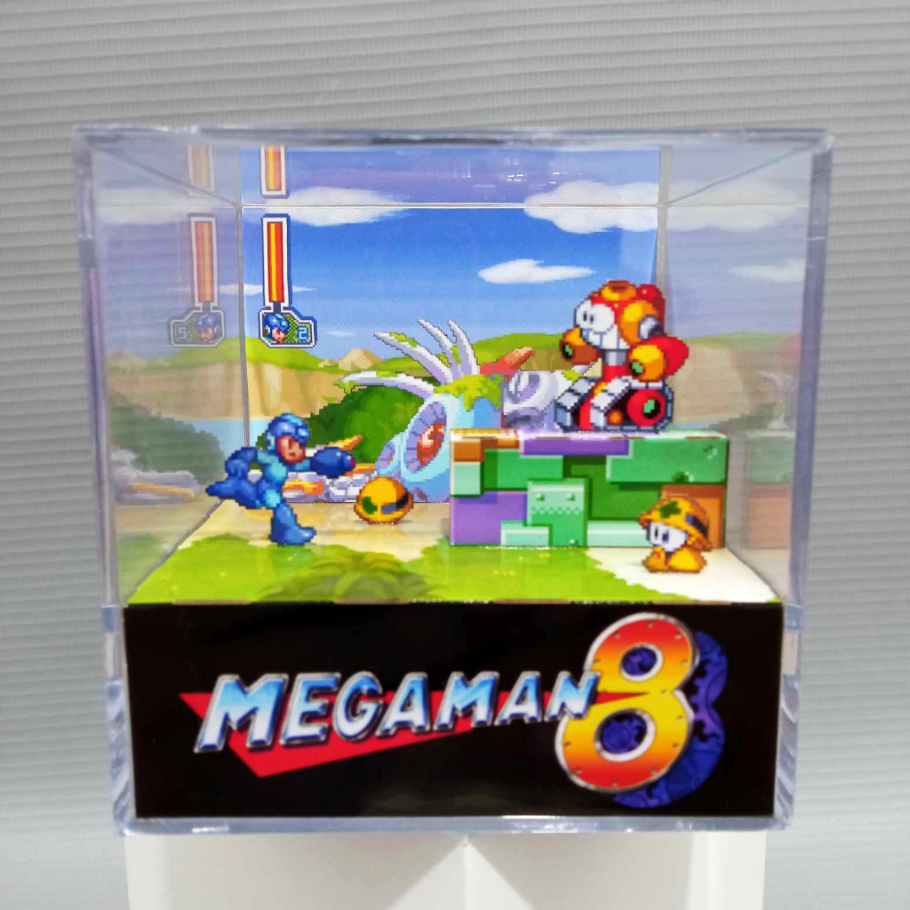 Cubo Diorama Mega Man 8