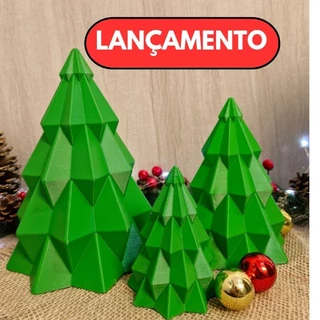 kit com 3 arvores de natal, decoração de casa