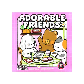 Novidade - Miolo Livro de Colorir adorable frien 25 FOLHAS