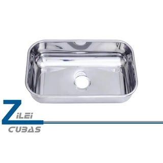 Cuba Nº1 Rasa Zilei (46x30x11cm) Aço Inox 430 - Polida
