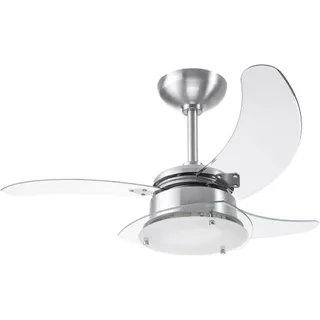 Ventilador De Teto Tron Chanceler 3 Pás e Lustre 130W