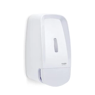 Saboneteira Sabonete Líquido Álcool Gel Dispenser Invoq Compacto Branco