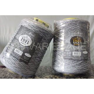 Barbante B&B Cinza 6 Fios 1kg/1000mts Envio Imediato!! BeB | Shopee Brasil