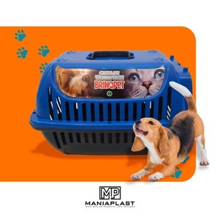 Caixa de Transporte Nº2 Para Cachorro Gato Coelho Hamsters Pets Reforçada BRINQPET1