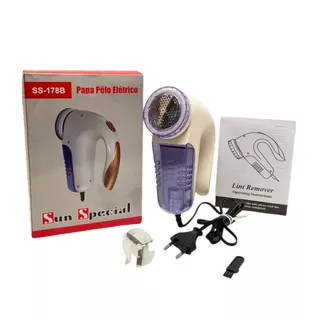 Removedor Papa Bolinha e Pelo de Roupa Elétrico Sun Special Bivolt + Lâmina Reserva
