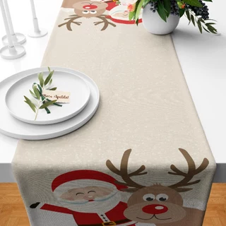 CAMINHO TRILHO DE MESA DECORAÇÃO DE NATAL 110X35CM NOEL FELIZ NATAL ENVIO RÁPIDO!!