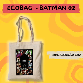 ECOBAG - BATMAN 02 (100% ALGODÃO CRU) - Série animada
