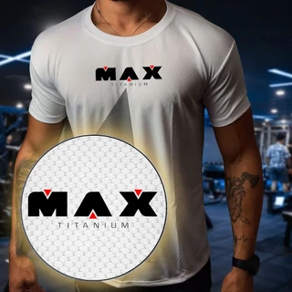 Camisa Dry Fit Com Elastano Masculina - Modelo MAX Academia Esportivo Promo Snow