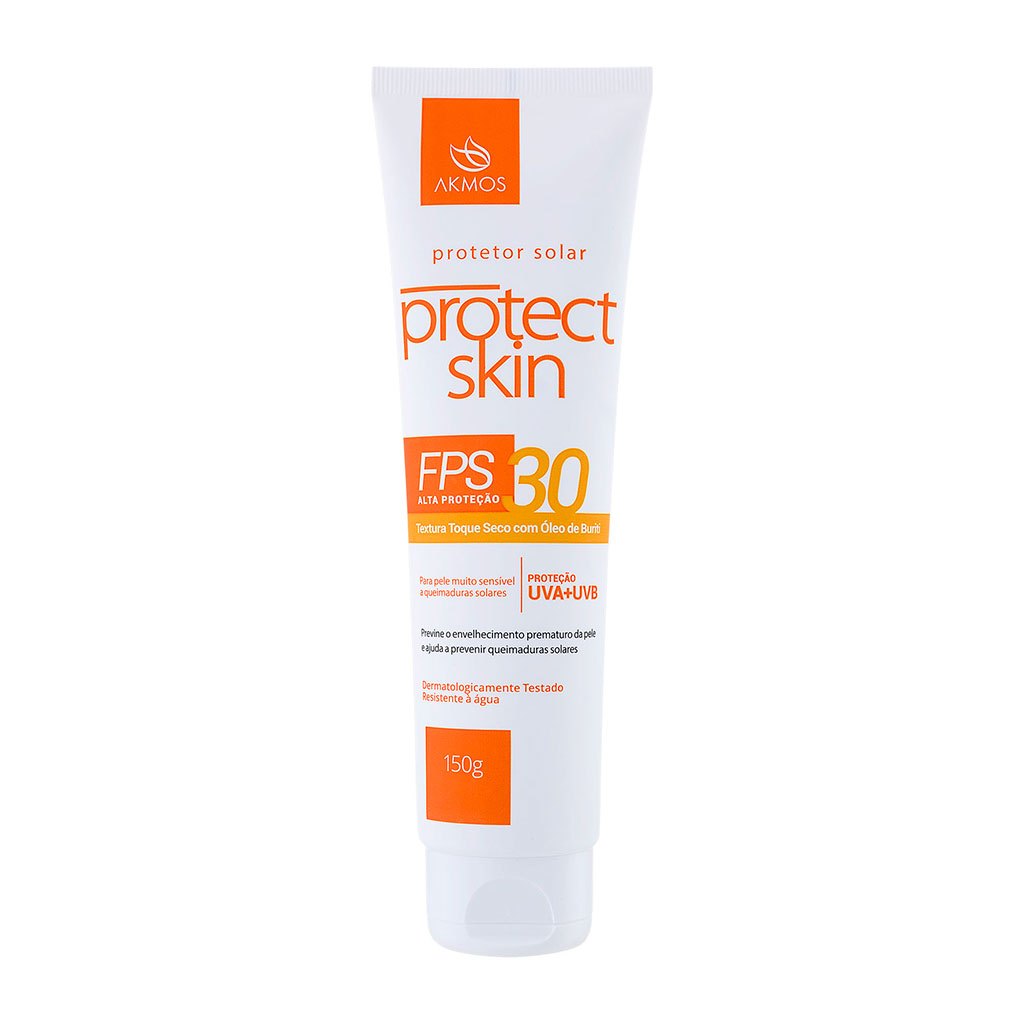 Akmos Protect Skin: Filtro Solar Toque Seco com Colágeno | Shopee Brasil