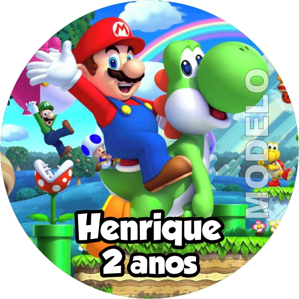 40 Adesivos Latinha Super Mario Bros - Etiqueta - Rótulo Personalizado ...