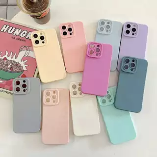 Capa de Silicone Macia Sem Veludo Para Samsung A24 A25 A32 4G A34 A35 A54 A55 M34 M54 M55