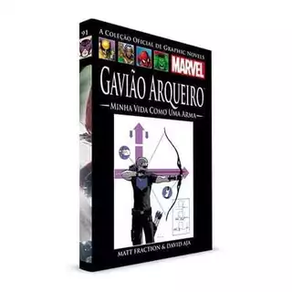 hq coleção graphic novels marvel salvat gavião arqueiro vol 91