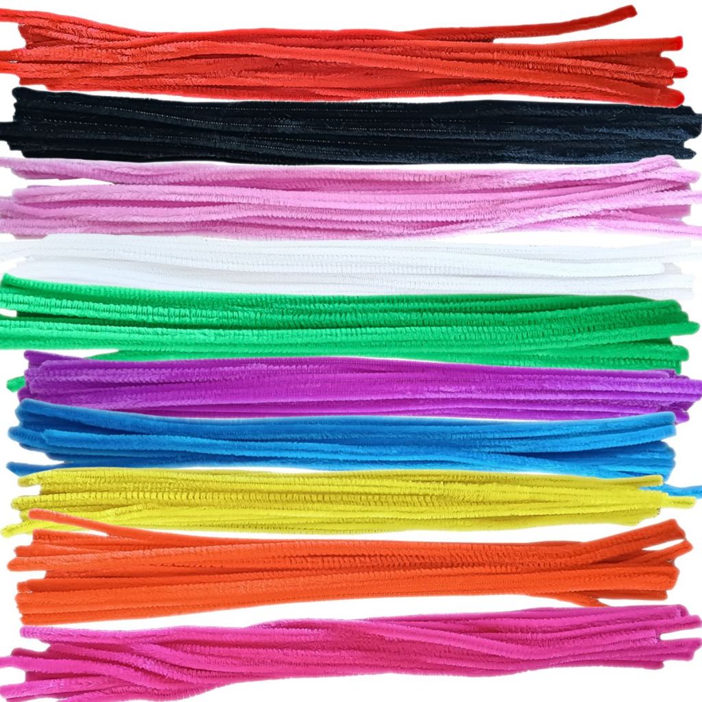 Haste de Chenille Limpador de Cachimbo para Artesanato - 10UN