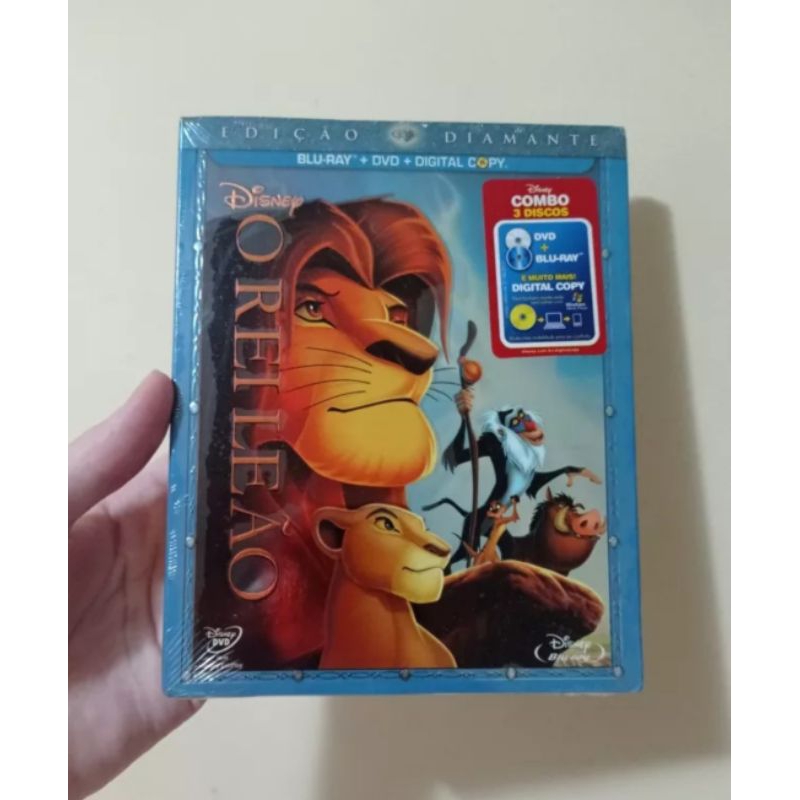 Blu-ray O rei leão - edição diamante com luva | Shopee Brasil