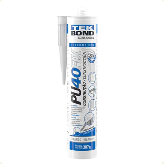 Cola Multiuso PU40FIX TekBond Para Construção Escolha Branco ou Cinza