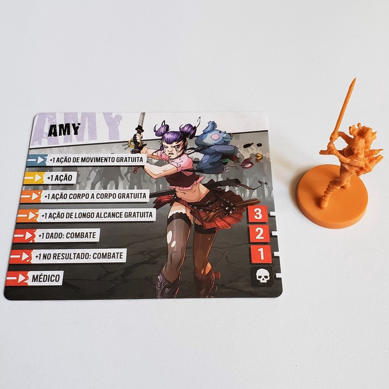 Amy - Sobrevivente | Survivor - Zombicide Segunda Edição (2nd Edition ...