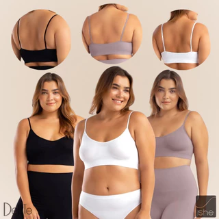 Sutiã Top Fitness Nadador She Lingerie Sem Costura e Sem Bojo em Oferta na Shopee