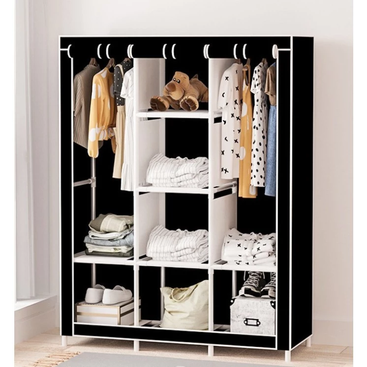 Guarda-Roupa Portátil Desmontável Organizador para Solteiro e Casal - foto 3