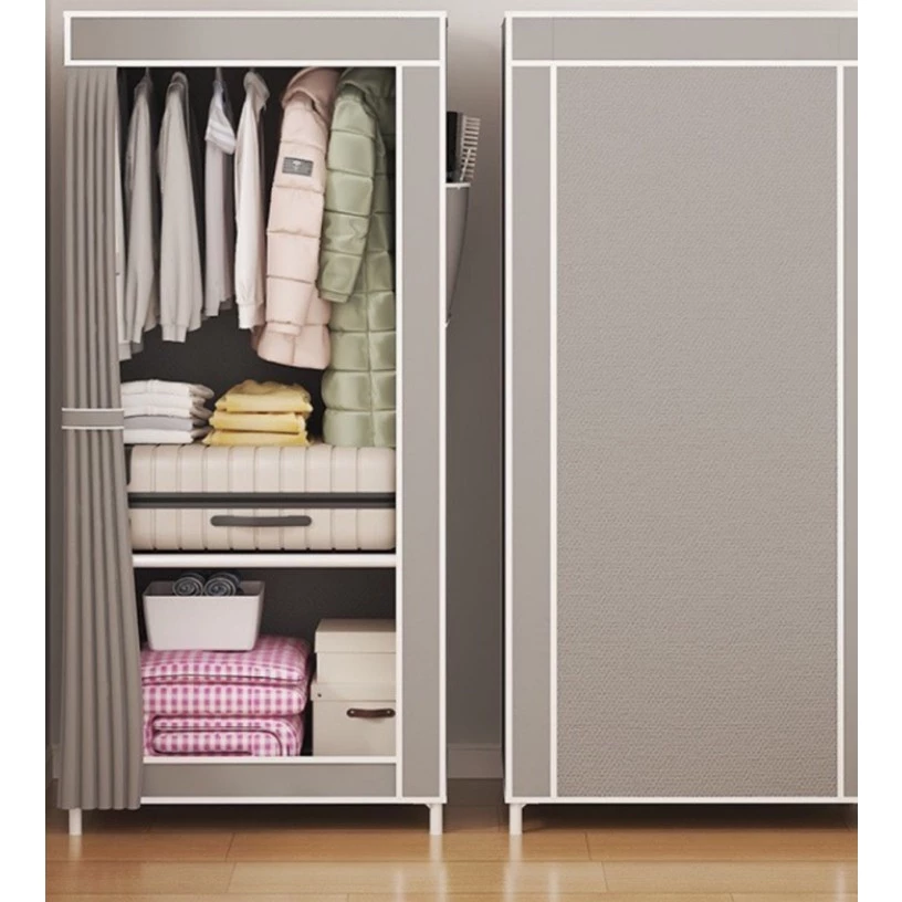 Guarda-Roupa Portátil Desmontável Organizador para Solteiro e Casal - foto 5