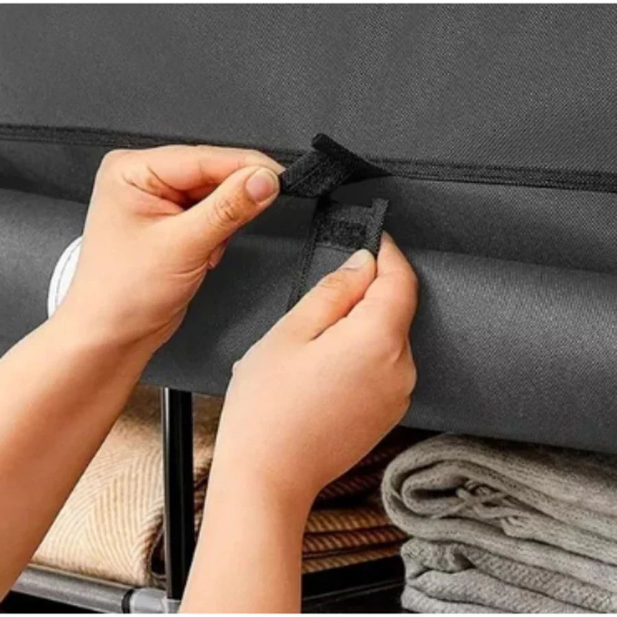 Guarda-Roupa Portátil Desmontável Organizador para Solteiro e Casal - foto 6
