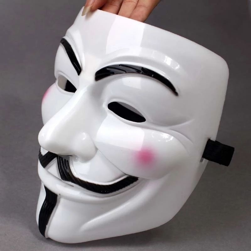 Mascara V de Vingança Hacker Anonymous Vendetta - V De Vingança