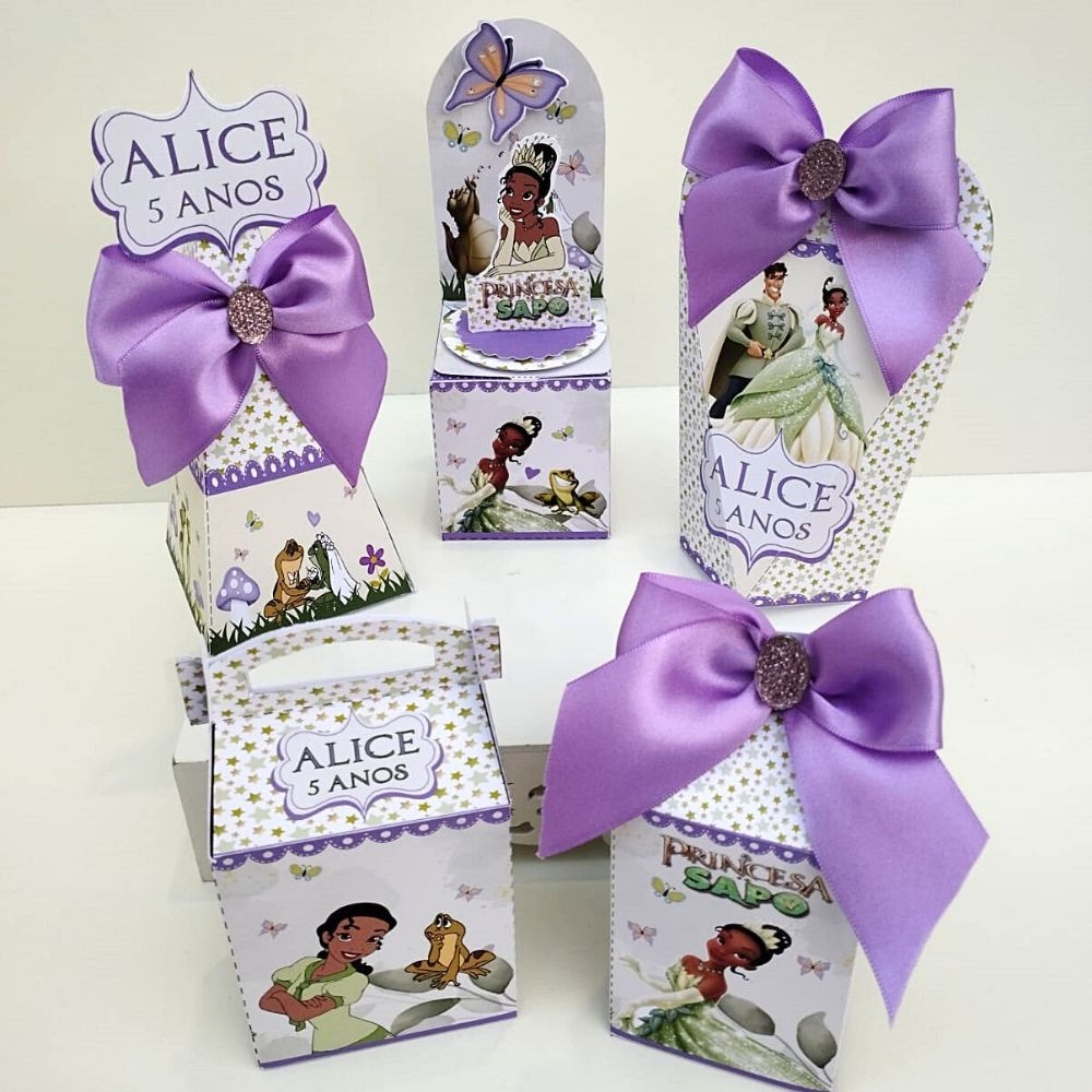 Kit Festa Personalizados A Princesa e o Sapo | Festa Infantil | Kit ...