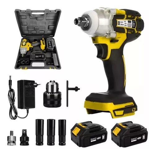 Chave De Impacto Pneumática Elétrica Bateria 48v Oferta