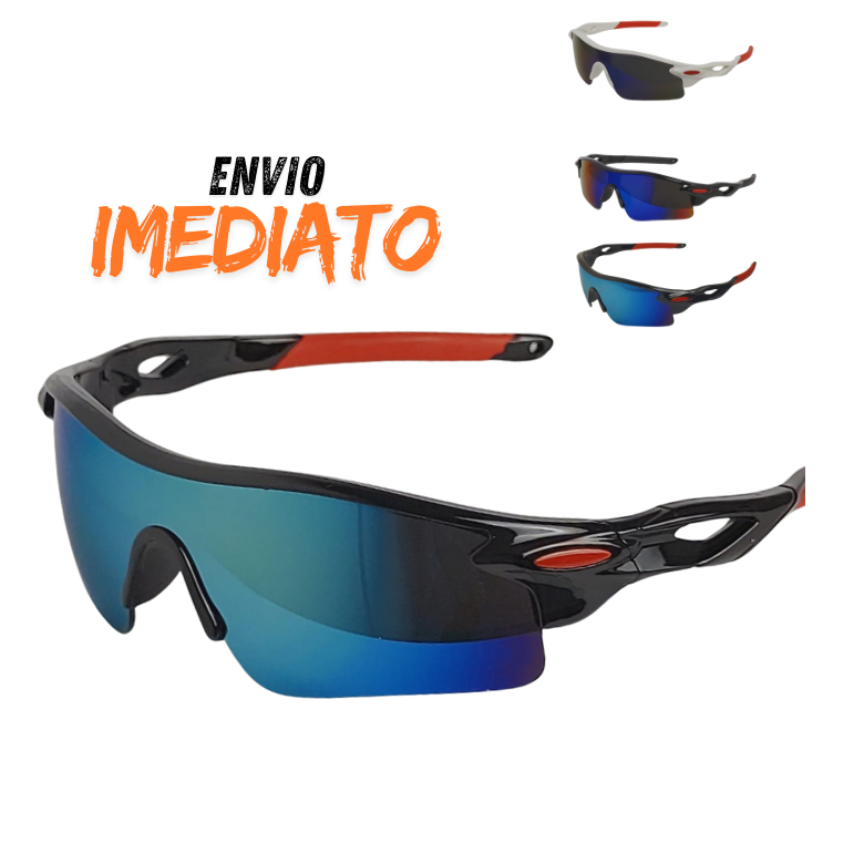 Óculos de Ciclismo Esportivo com Proteção UV400 Espelhado Bike Corrida Pesca