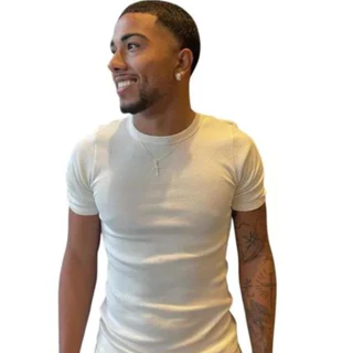 Camisa Justa Americana Canelada Gringa Camiseta Slim
