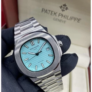 Relógio Patek Philippe Masculino Azul Tiffany Serie AAA Automático Primeira Linha Acompanha Caixa