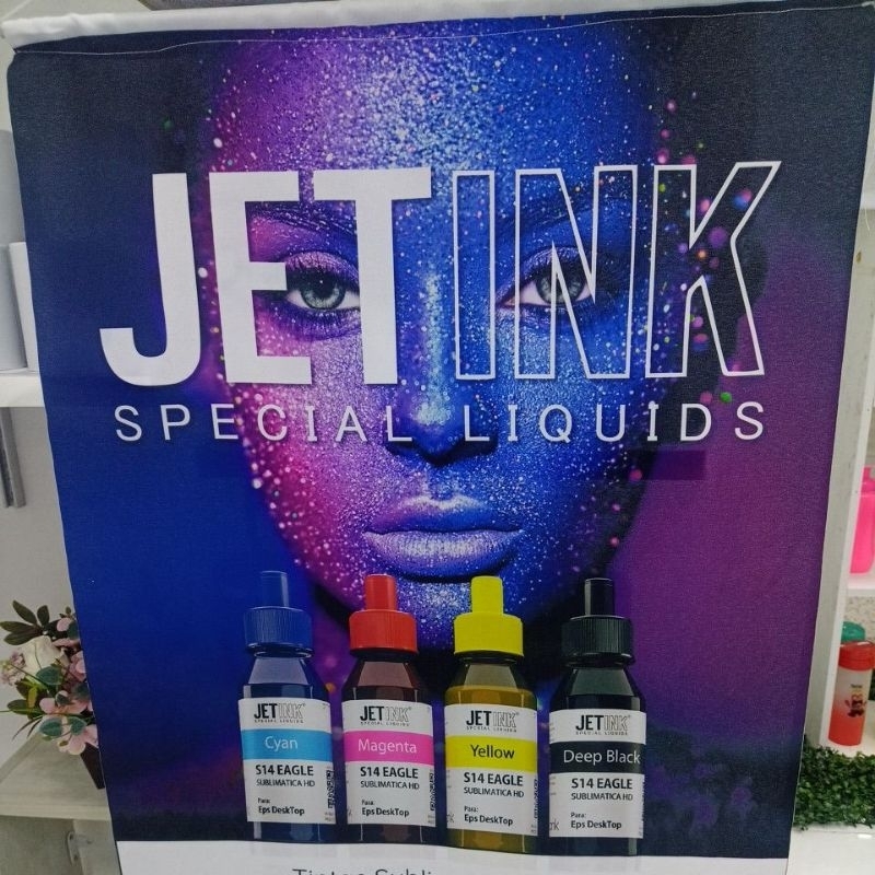 tintas sublimáticas JET INK 100 ml de cada cor - kit com 4 cores refil ...