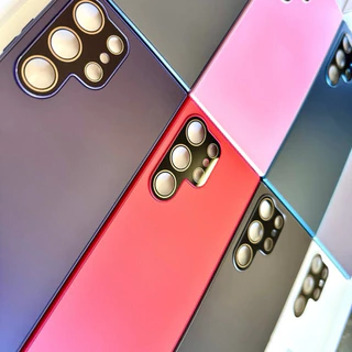 Capa Protetora De Vidro Fosca Para Samsung S23 / S23 plus / S23 ULTRA De Alta Qualidade AG case com proteção de camera