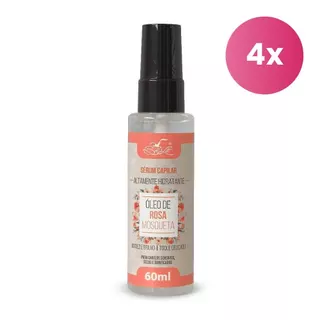 Kit 4 Sérum Capilar Óleo de Rosa Mosqueta 60ml Belkit em Oferta na Shopee