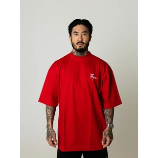 Camiseta Oversized Vermelho Signature