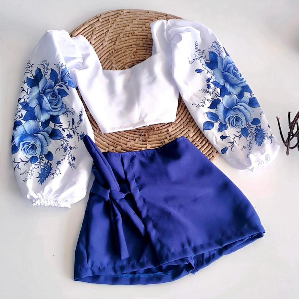 Conjunto Infantil Menina Estilosa Roupa de Menina Infantil Festa ...