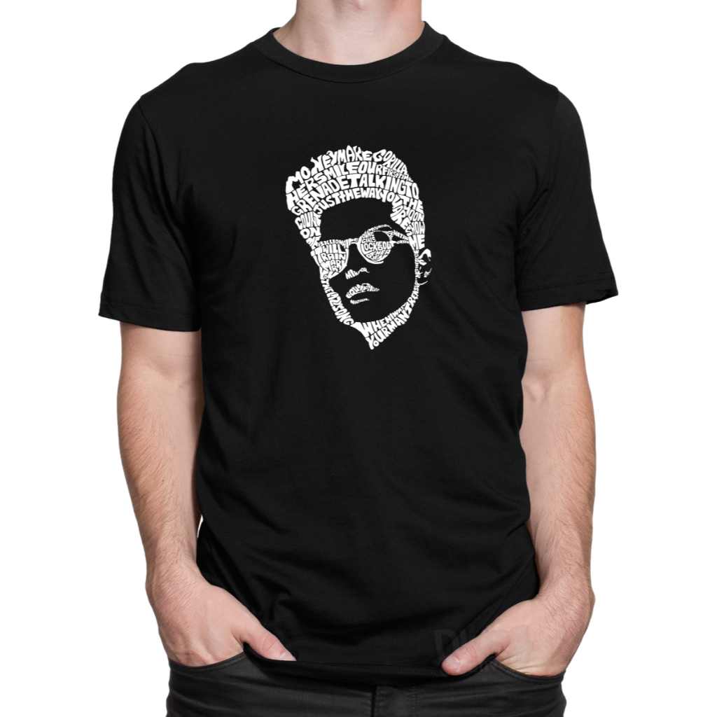Camiseta Camisa Bruno Mars Tour Show Brasil Pop Live Music Camiseta Camisa Bruno Mars Tour Show Brasil Pop Live Music