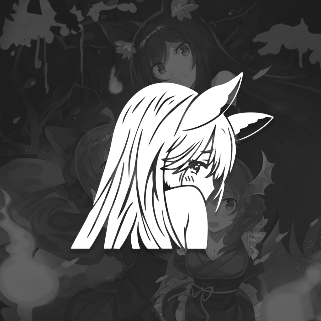 Adesivo Shy Wolf Girl Waifu Peeker PC Carro Anime Imaizumi Kagerou 