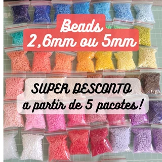 Hama Beads SOFT (com DESCONTO) a partir de 5 pacotes ( 2,6 ou 5mm) ( *LEIA ANTES )