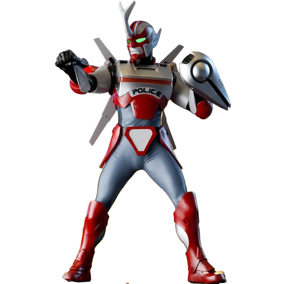 Cybercops Jupiter Saturno Marte Mercurio Lucifer 20cm Tokusatsu Figure Escultura